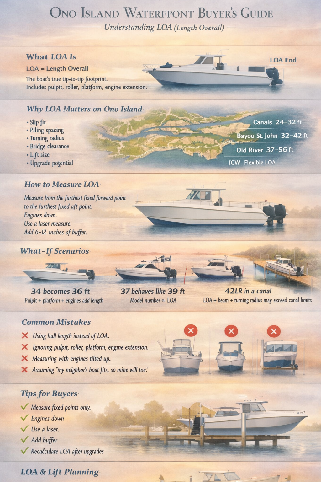 LOA Measuring Boat Lengths Ono Island